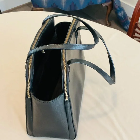 Kate Spade Black Leather Tote - Picture 8 of 16